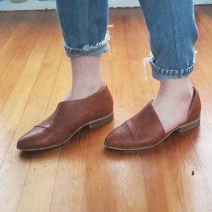vegan caramel witchy cutout flats